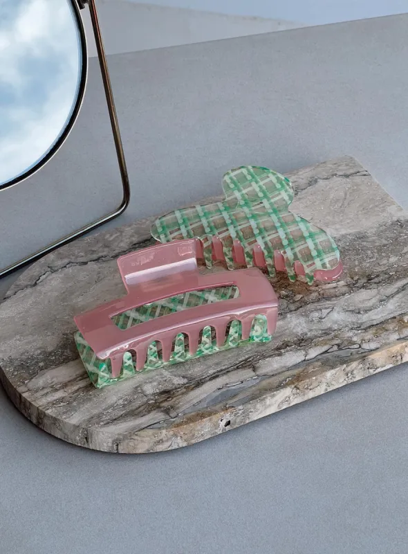 Marisol Hair Clip Pack Green sold by Princess Polly