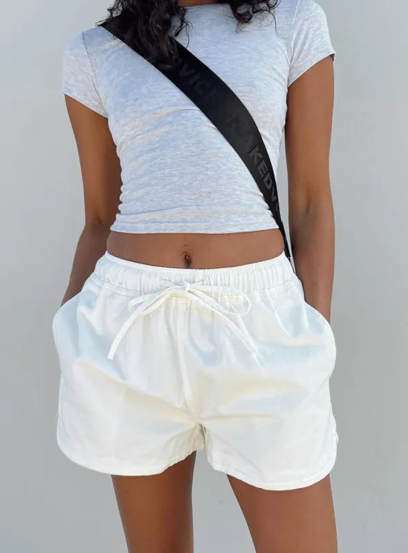 Clark Shorts White sold by Princess Polly