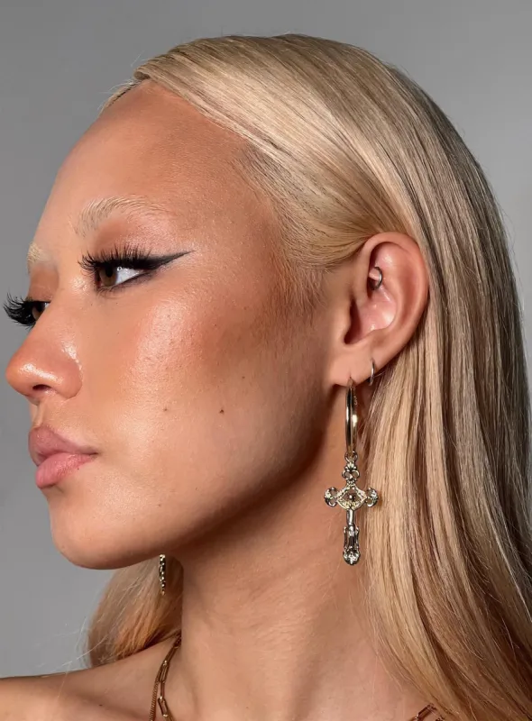 Pironen Earrings Gold sold by Princess Polly