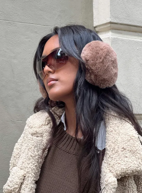 Oberlin Ear Muffs Brown sold by Princess Polly
