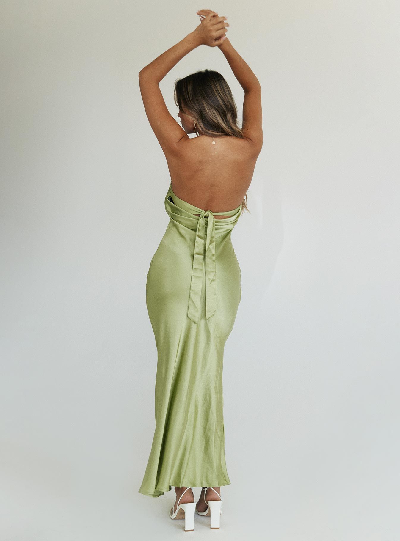 Haley Maxi Dress Green sold by Princess Polly product image thumbnail 5