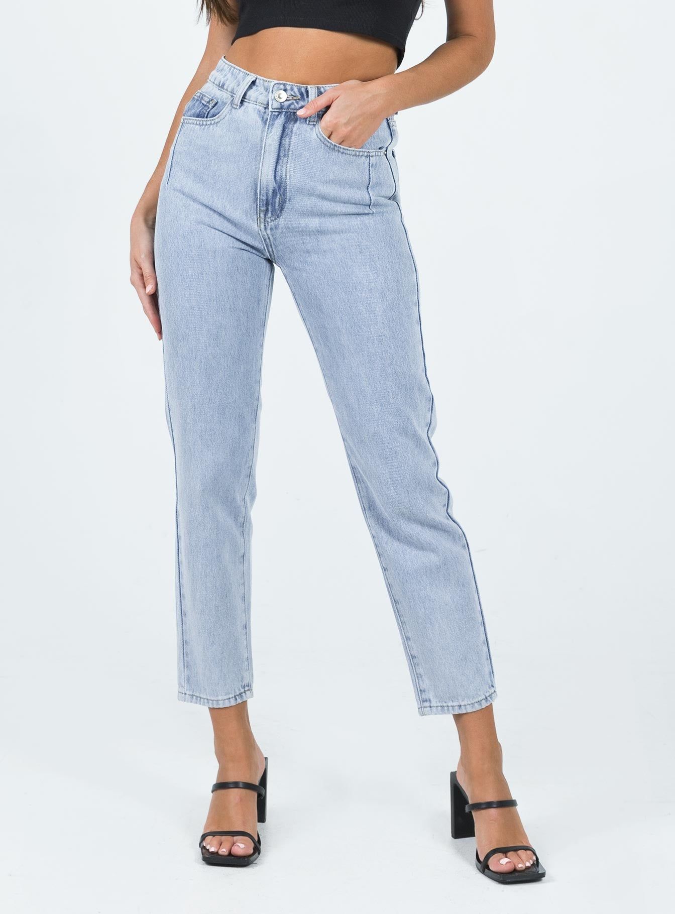 Curzon Mom Jeans Denim sold by Princess Polly