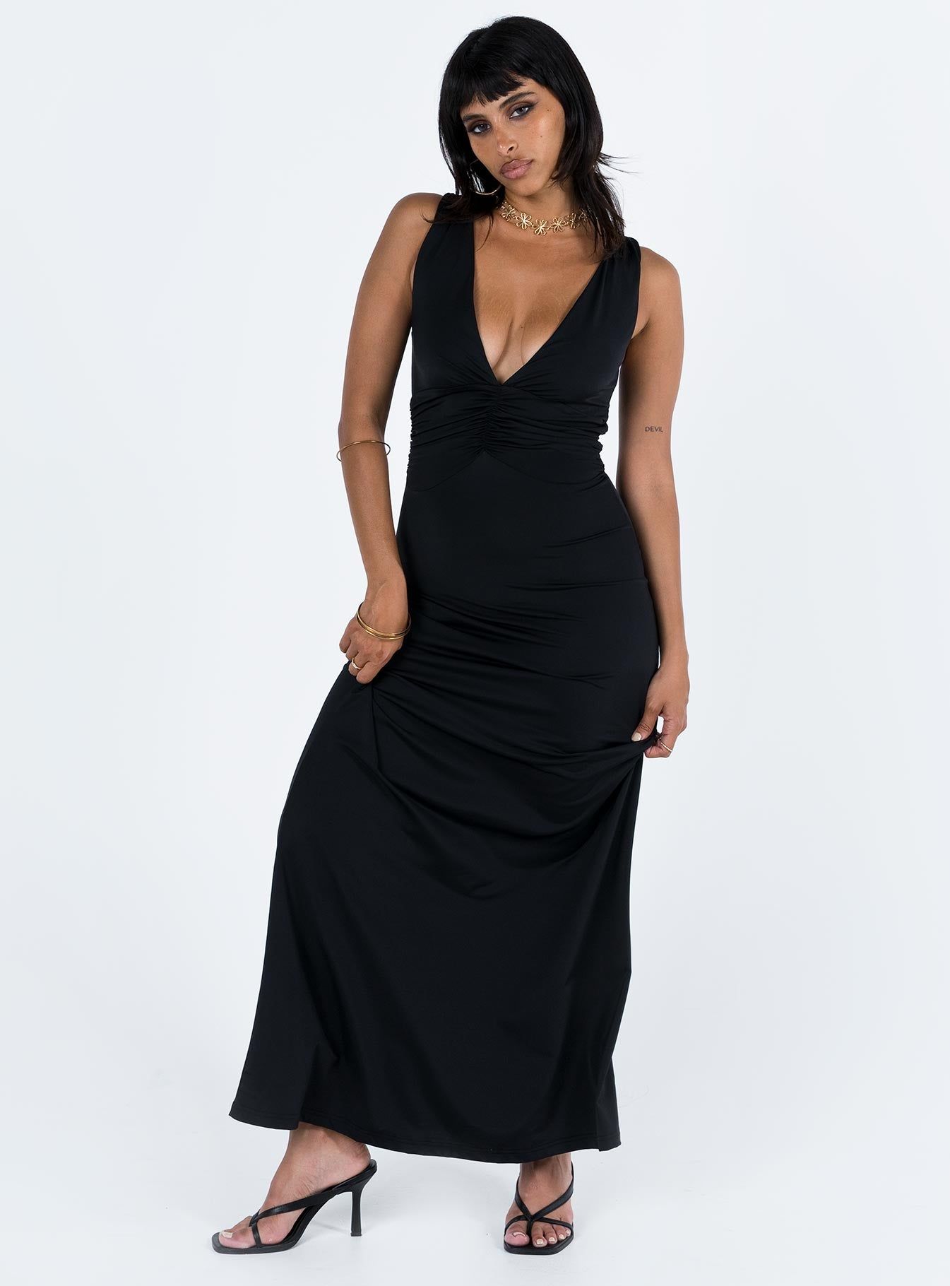 Ellia Maxi Dress Black sold by Princess Polly product image thumbnail 2