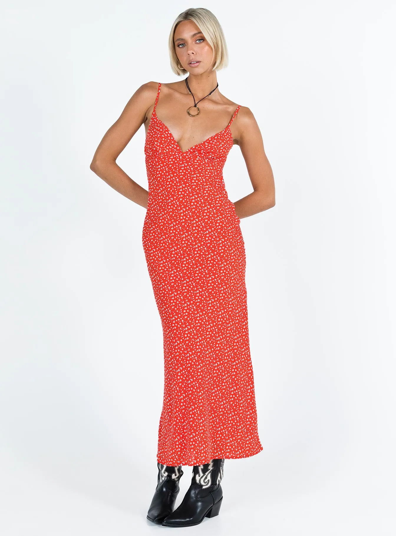 Alonso Maxi Dress Red sold by Princess Polly product image thumbnail 2