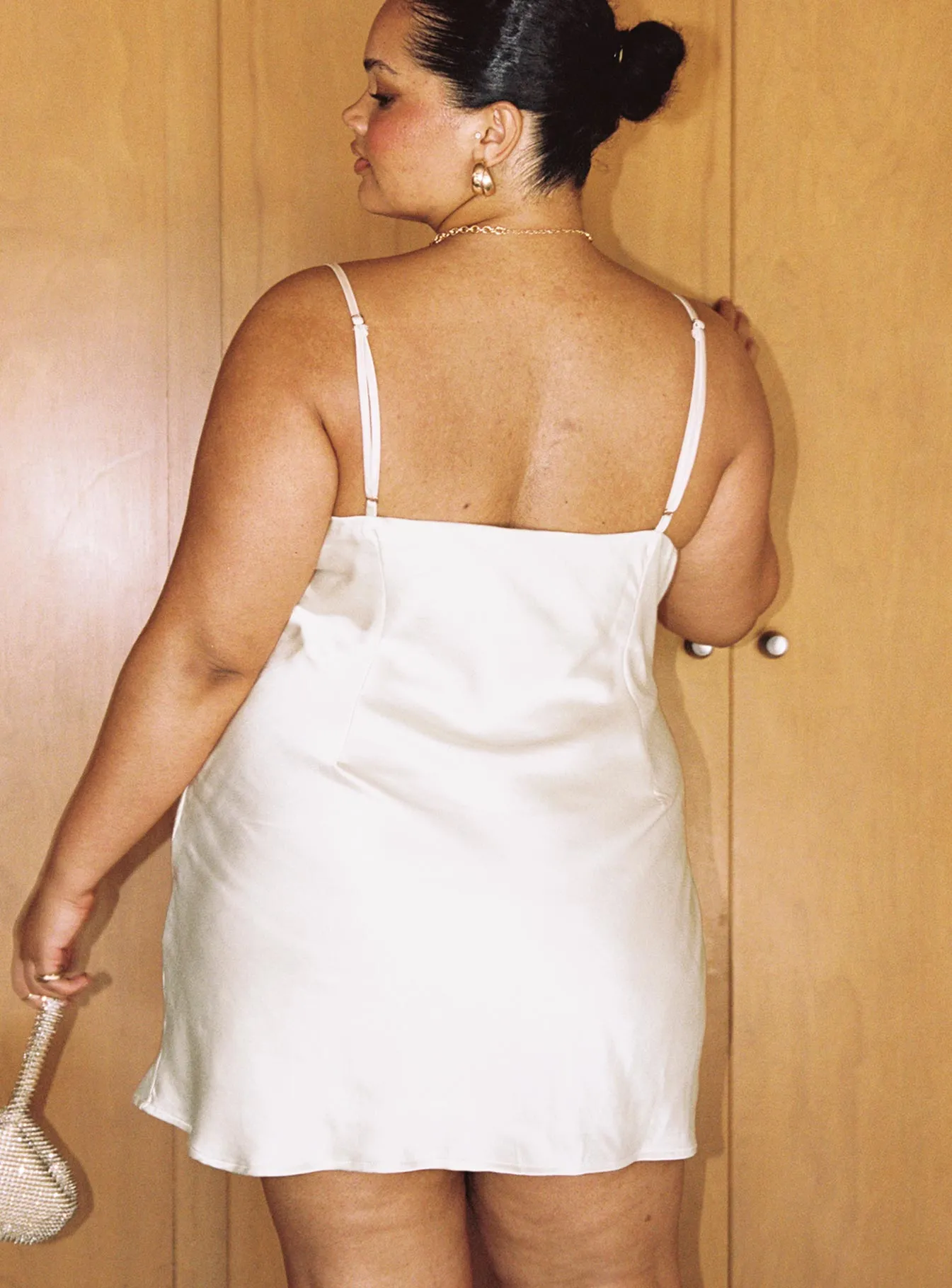 Marilyn Mini Dress Champagne Curve sold by Princess Polly product image thumbnail 4