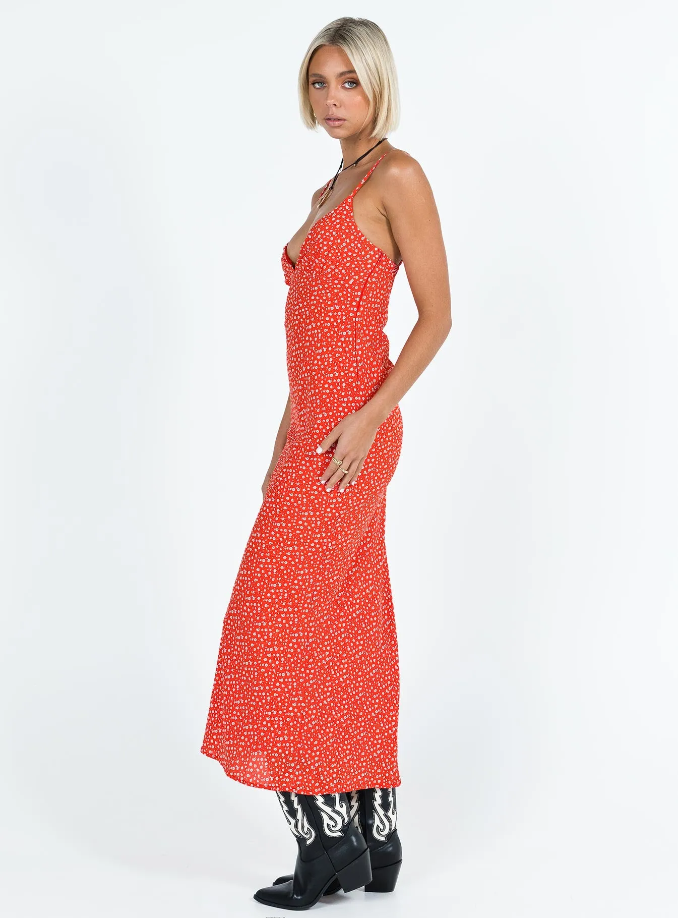 Alonso Maxi Dress Red sold by Princess Polly product image thumbnail 3