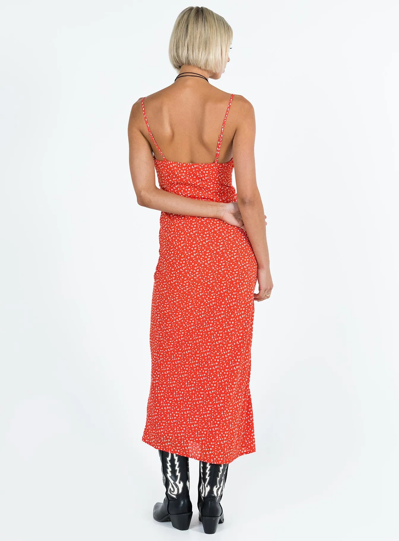 Alonso Maxi Dress Red sold by Princess Polly product image thumbnail 4