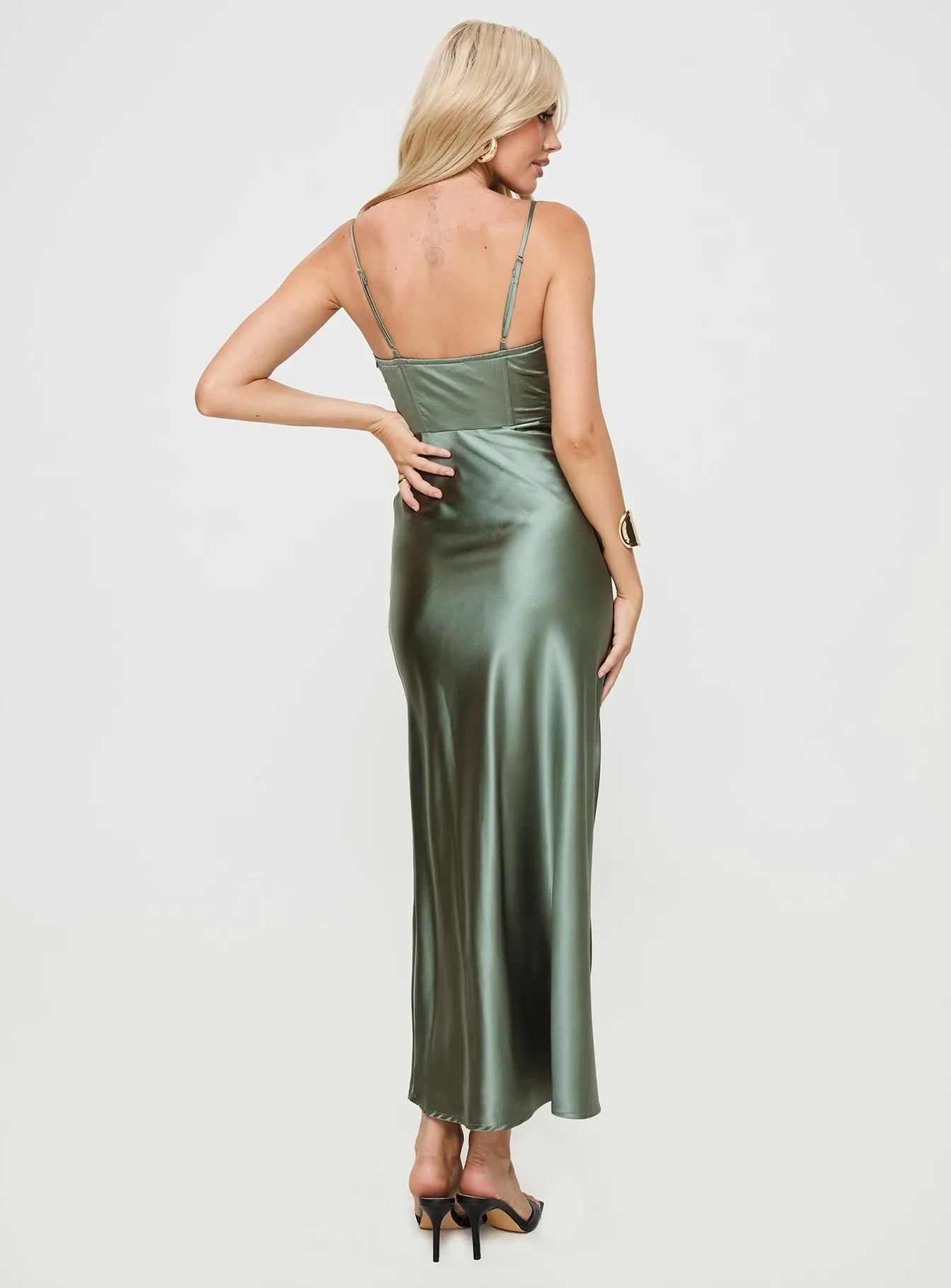 Marchand Maxi Dress Green sold by Princess Polly product image thumbnail 5