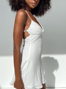 Maylor Mini Dress White sold by Princess Polly