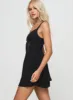 Puntine Mini Dress Black sold by Princess Polly