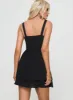 Puntine Mini Dress Black sold by Princess Polly