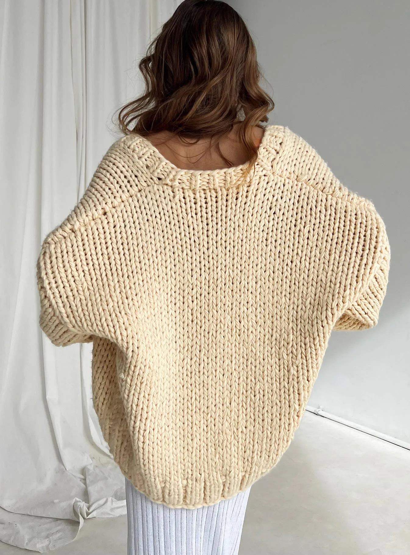 Lester Knit Cardigan Cream sold by Princess Polly product image thumbnail 4