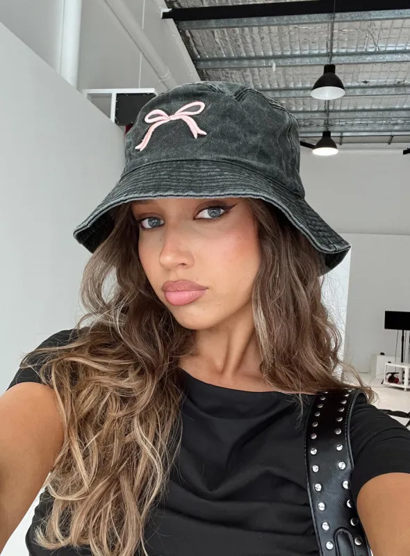 Let Them Eat Cake Hat Black sold by Princess Polly