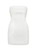 Bertrand Strapless Mini Dress White sold by Princess Polly