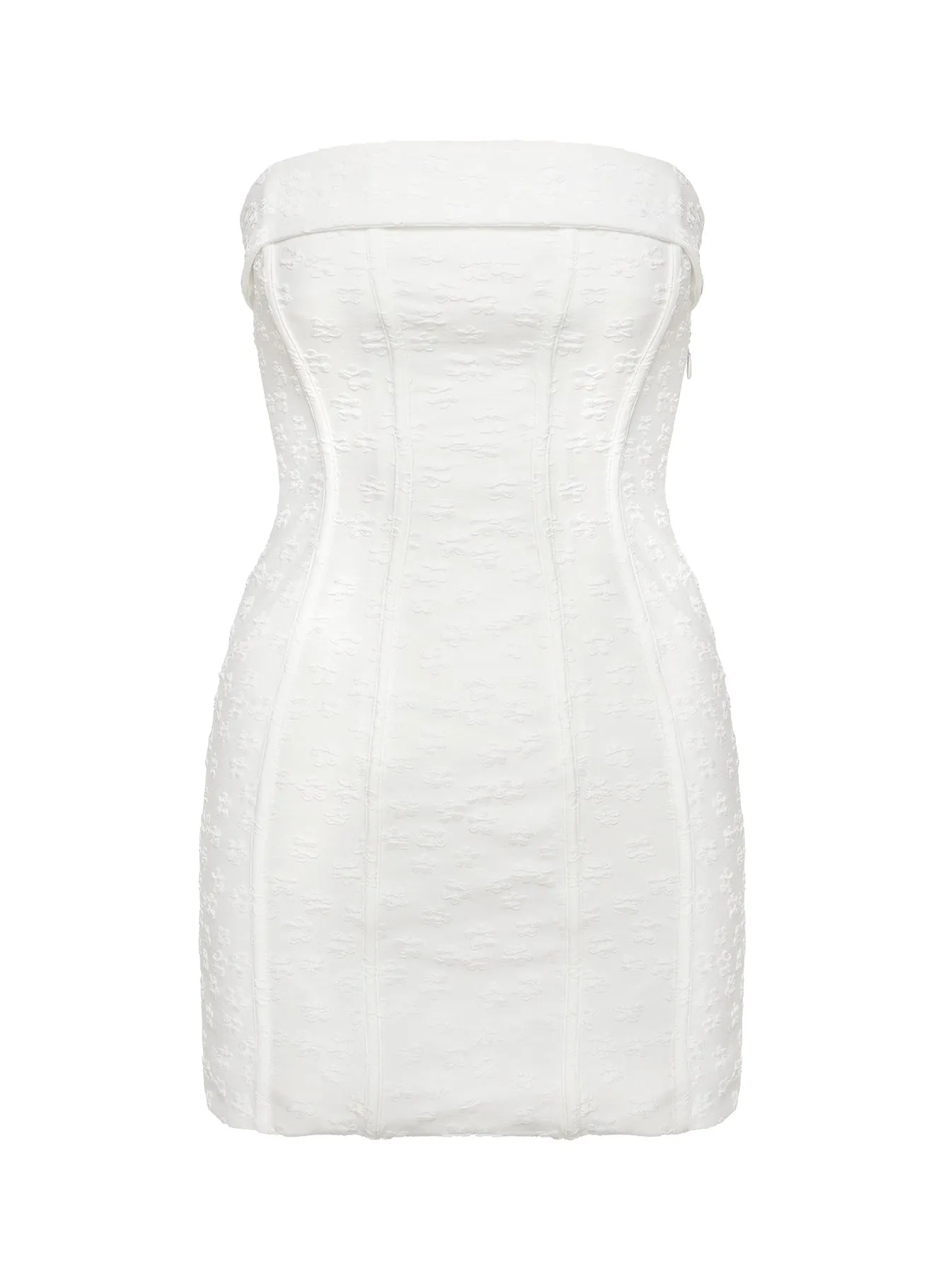 Bertrand Strapless Mini Dress White sold by Princess Polly product image thumbnail 5
