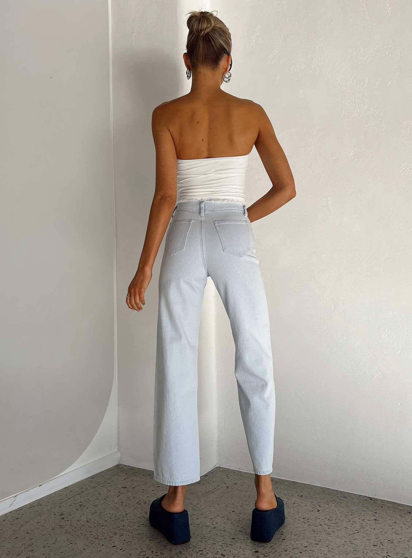 Layton Straight Leg Light Wash Jean Denim sold by Princess Polly product image thumbnail 3