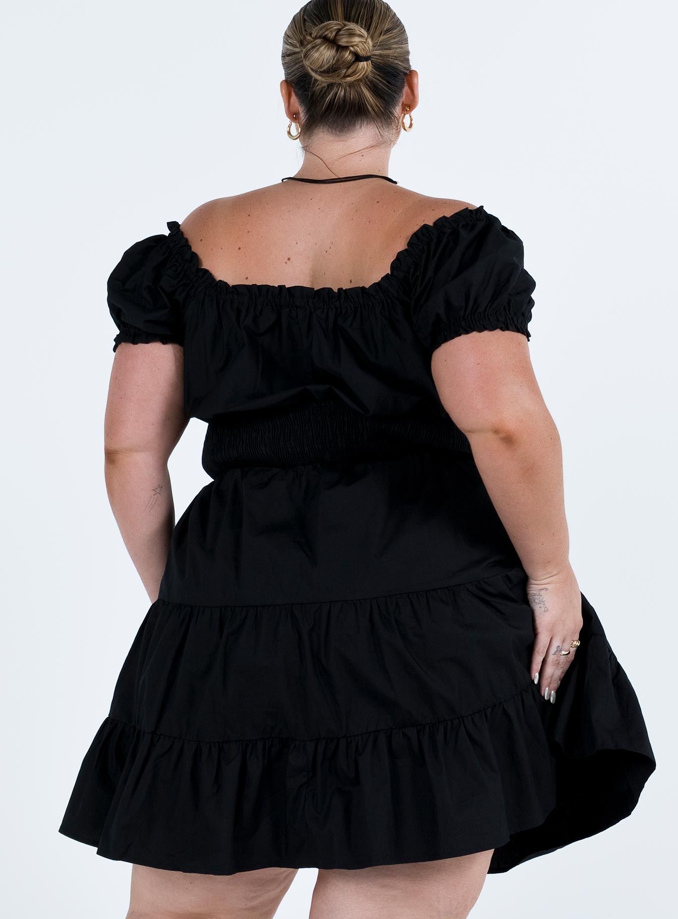 Daniela Mini Dress Black Curve sold by Princess Polly product image thumbnail 5