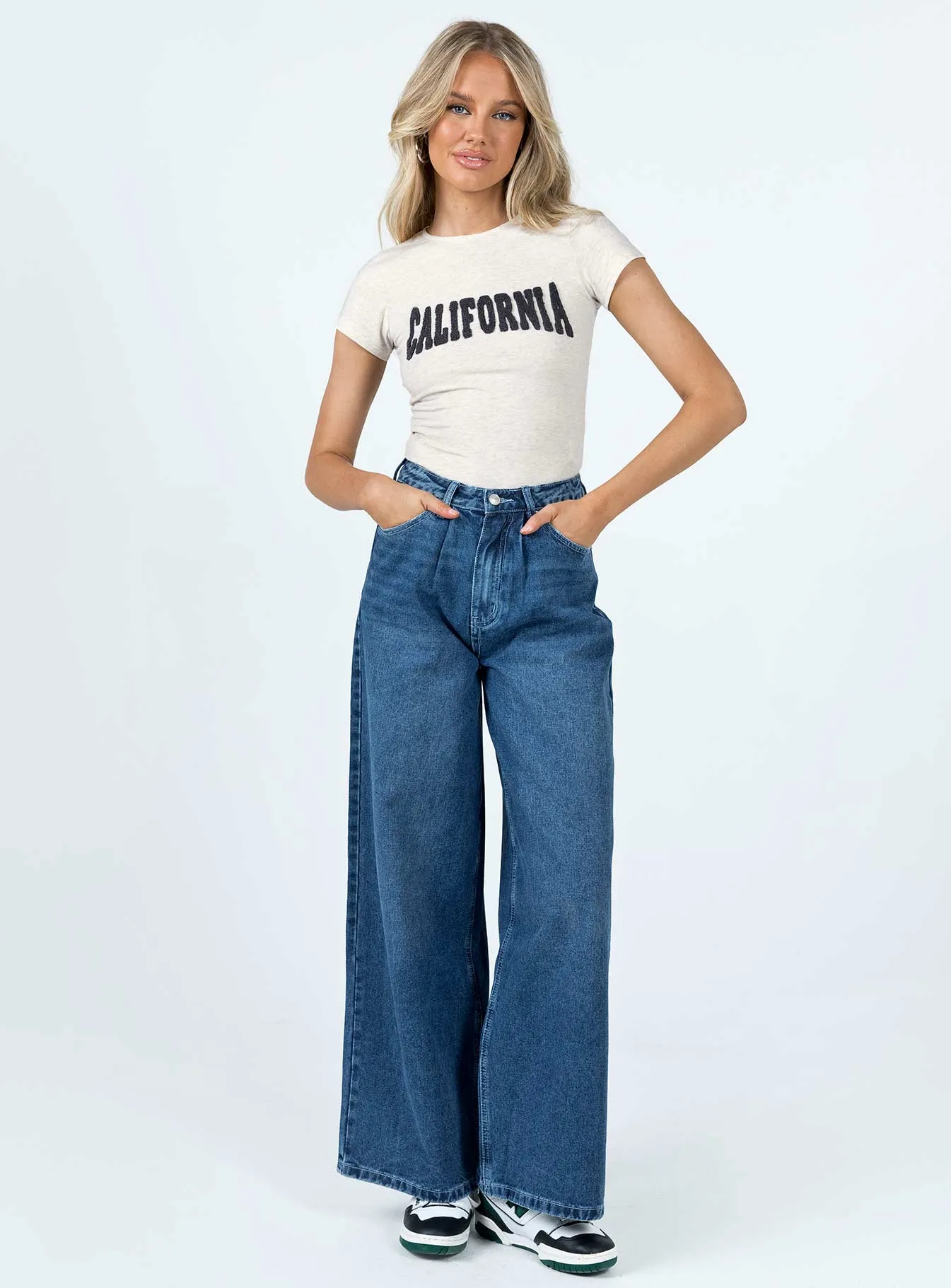 Destination California Tee Grey Lower Impact sold by Princess Polly product image thumbnail 3