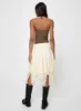 Enslee Midi Skirt Cream sold by Princess Polly