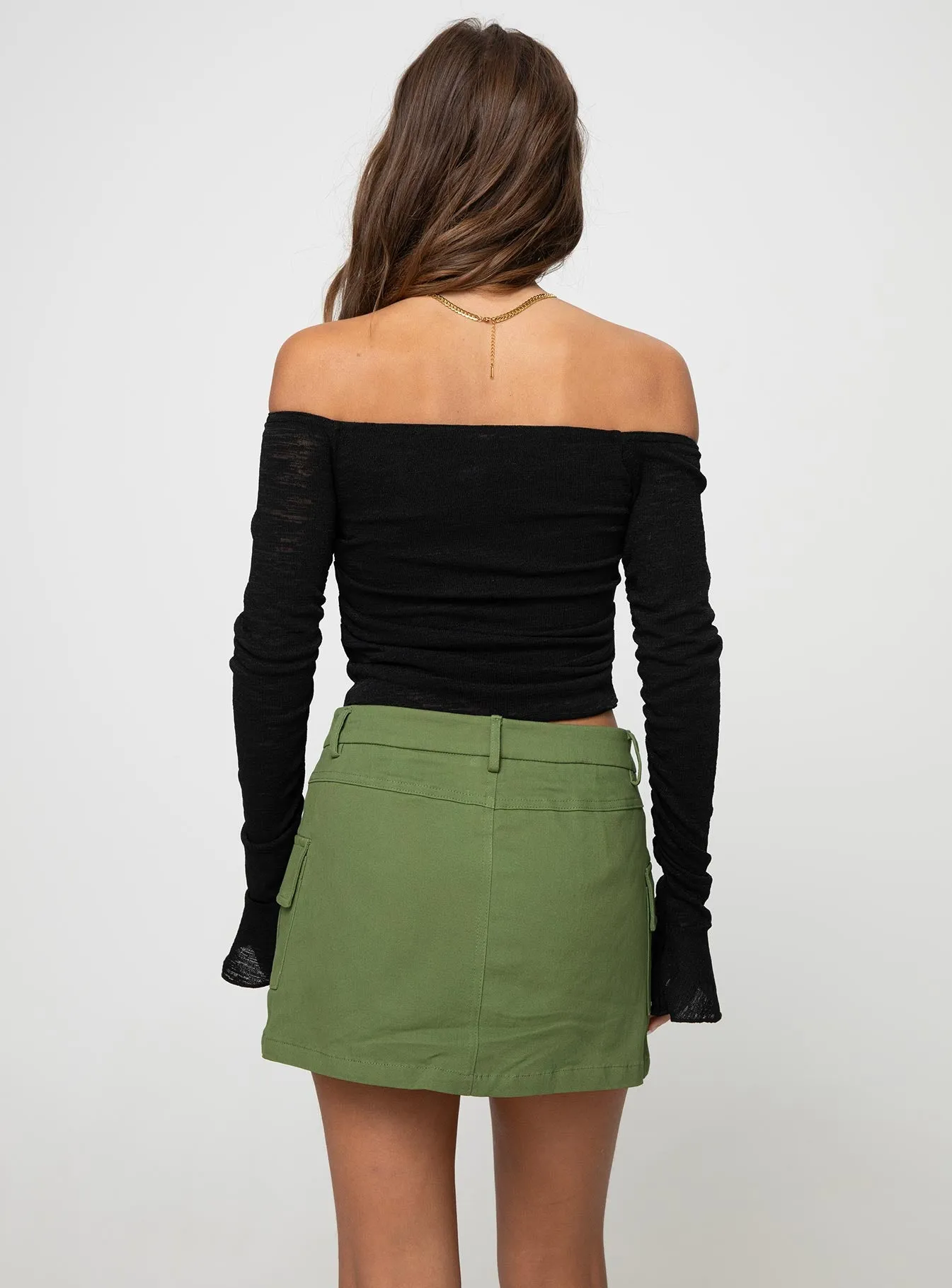 Yesenia Cargo Skort Olive sold by Princess Polly product image thumbnail 5