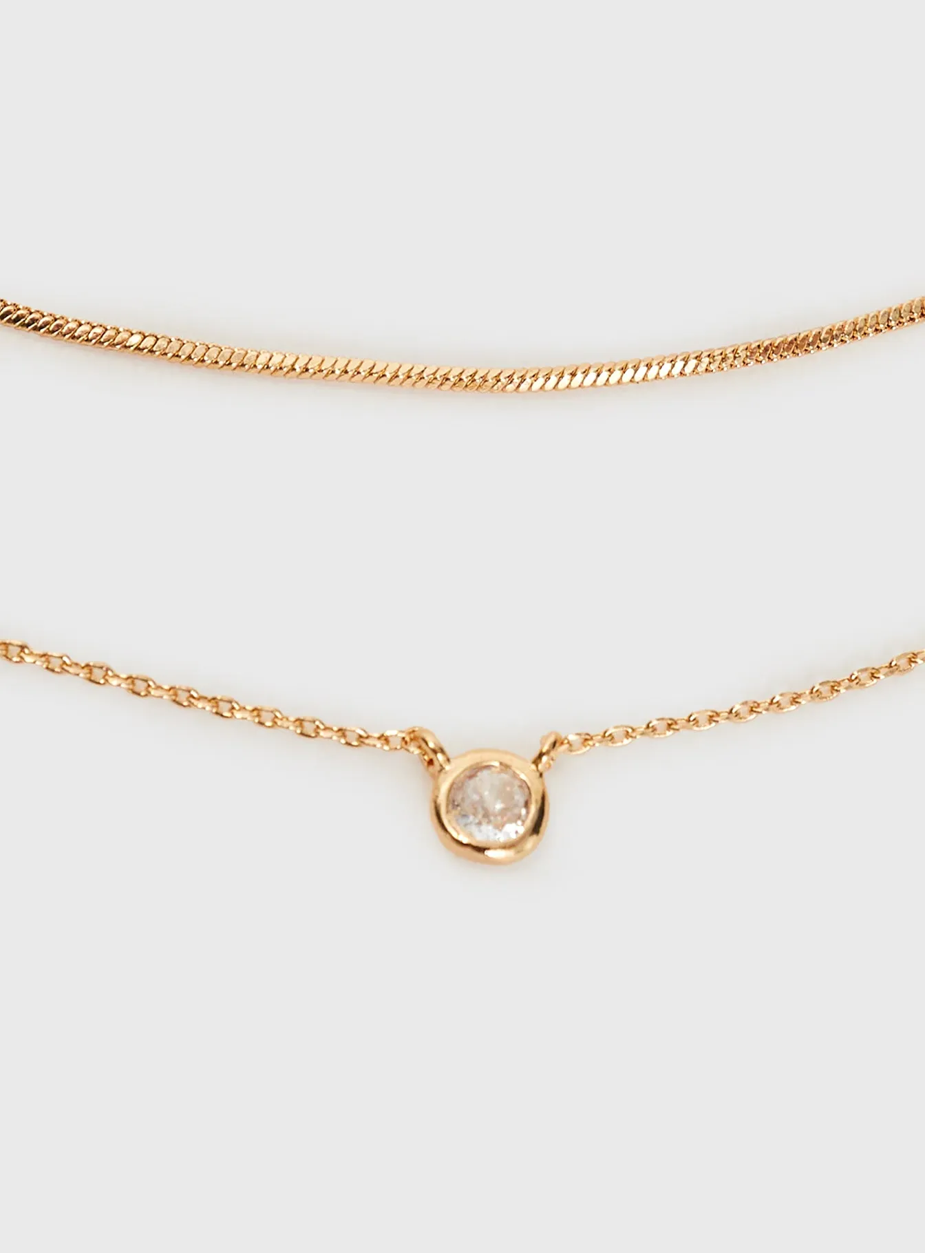 Allia Necklace Gold sold by Princess Polly product image thumbnail 3