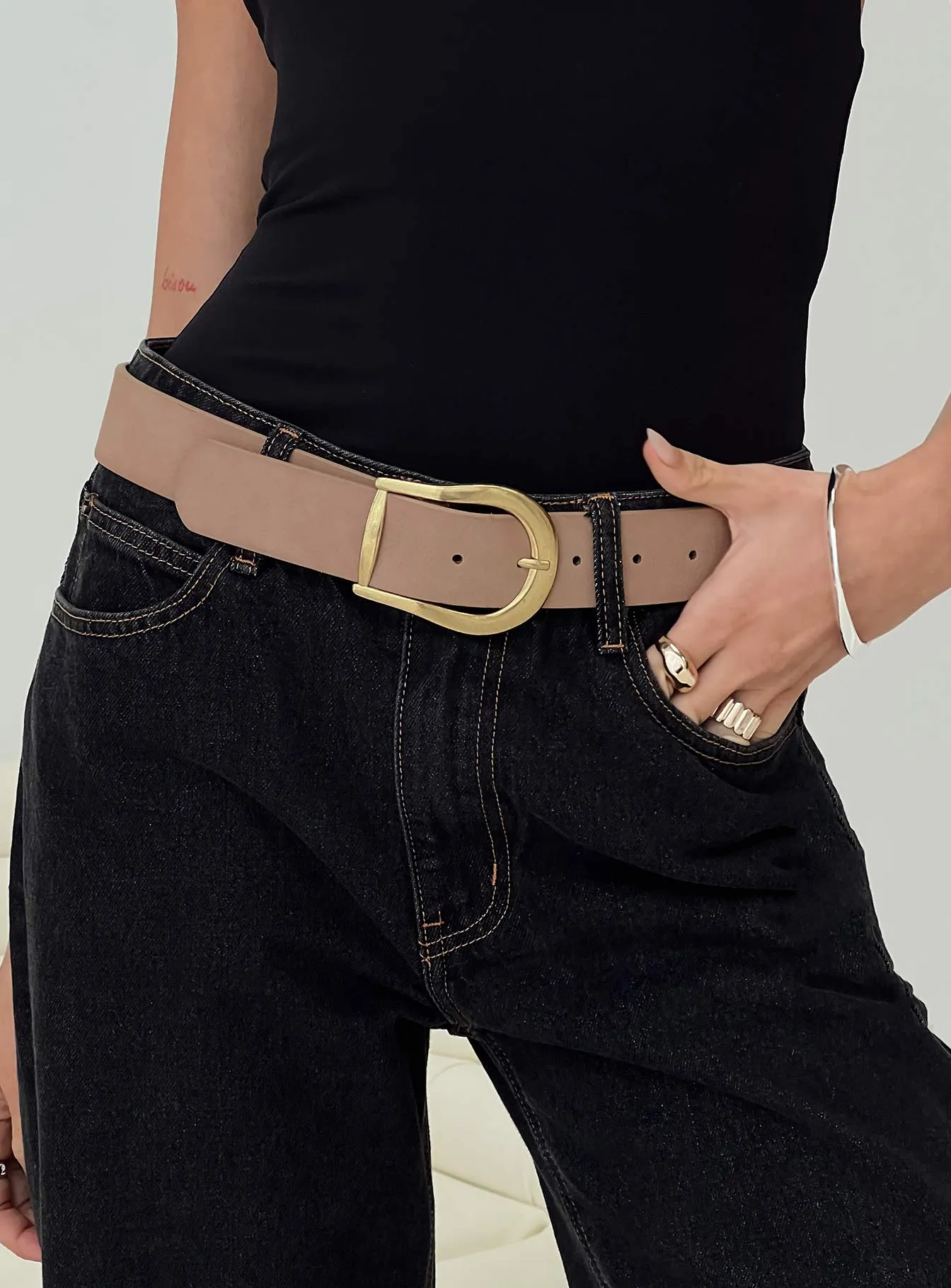 Breslin Belt Washed Brown sold by Princess Polly product image thumbnail 4