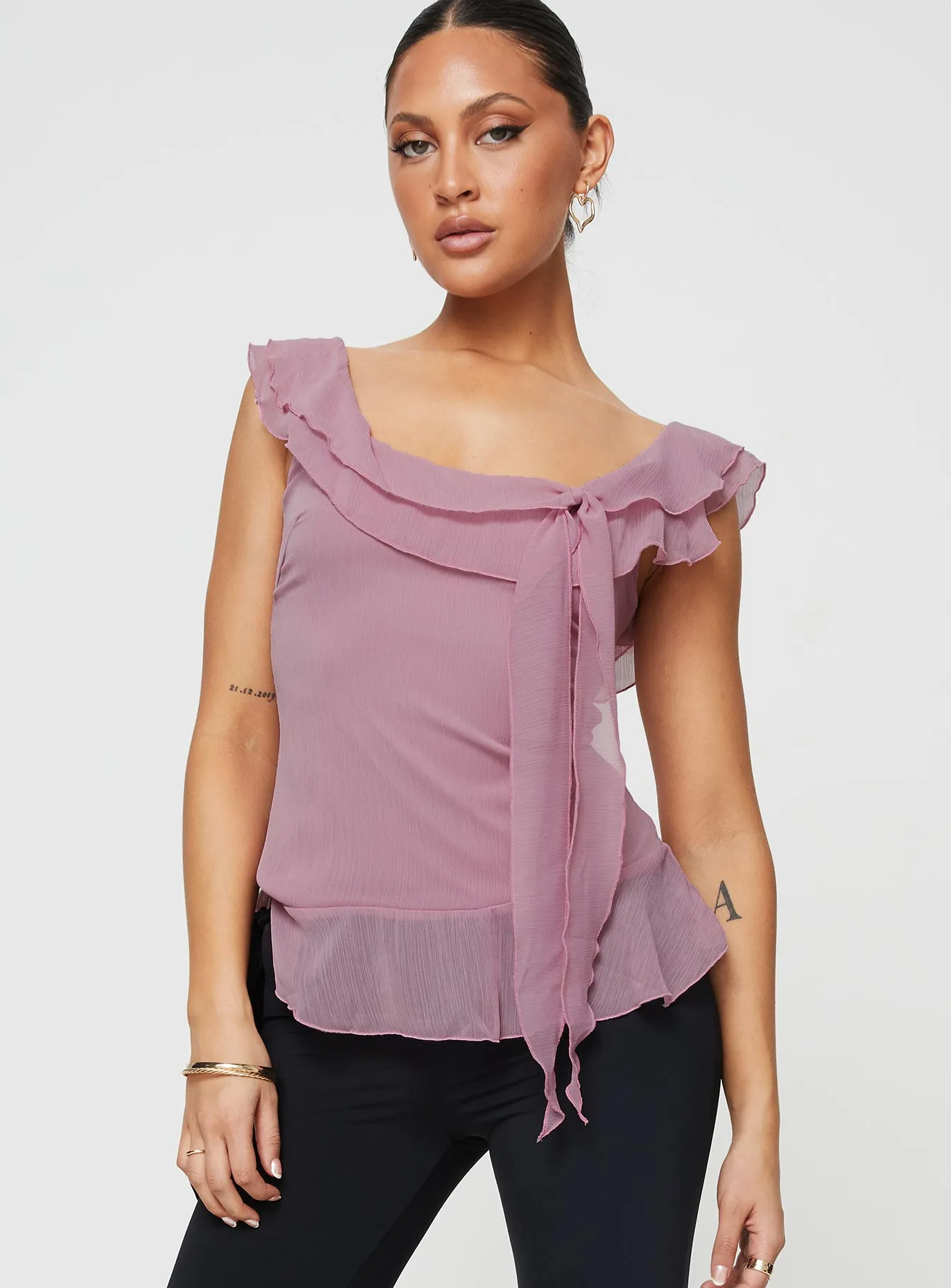 Piro Top Light Plum sold by Princess Polly product image thumbnail 4