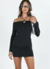 Dayne Mini Dress Black sold by Princess Polly