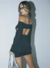 Dayne Mini Dress Black sold by Princess Polly