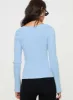 Selections Long Sleeve Top Blue sold by Princess Polly