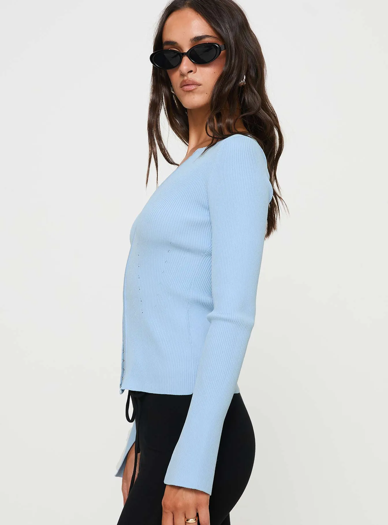 Selections Long Sleeve Top Blue sold by Princess Polly product image thumbnail 3