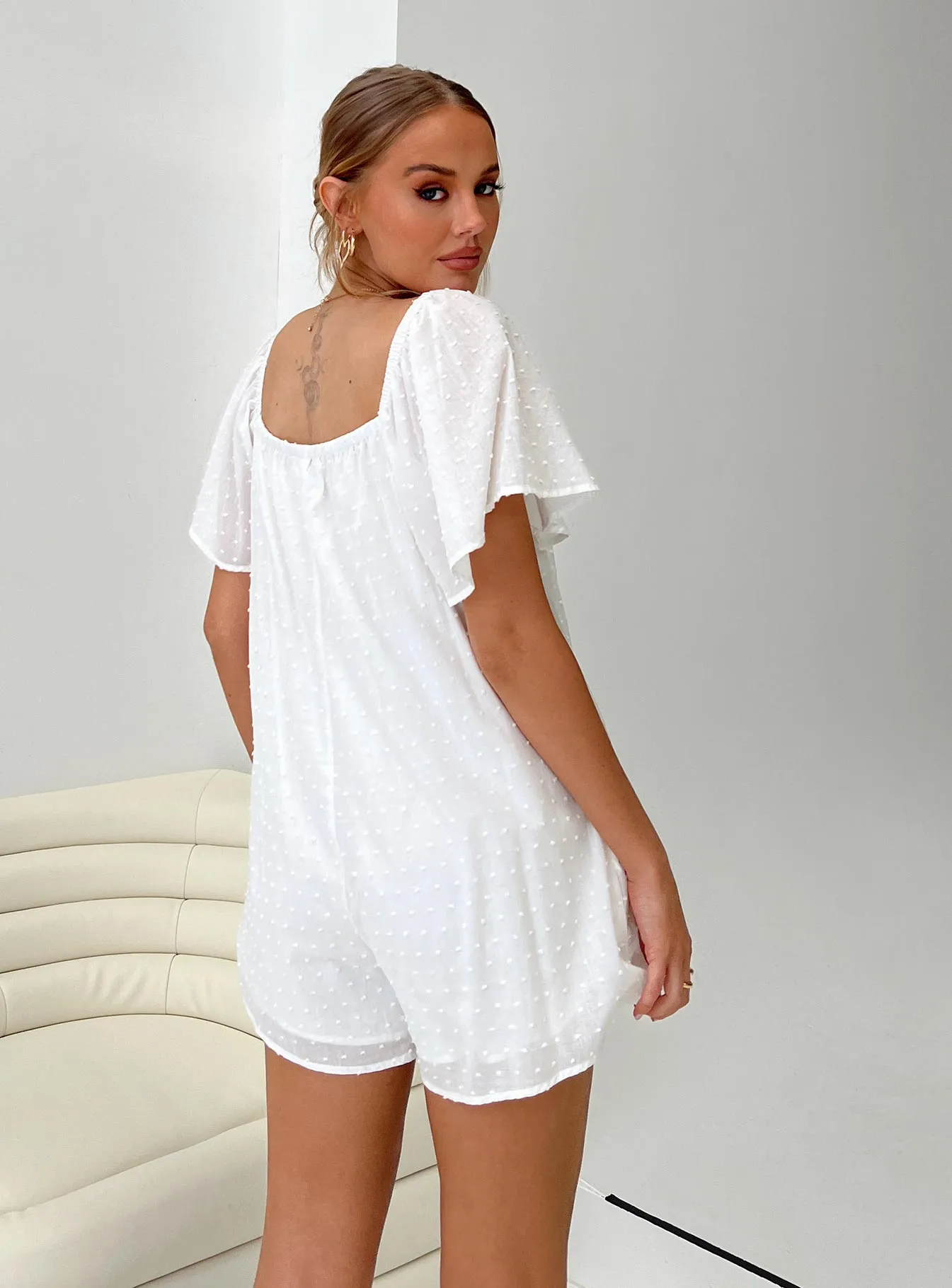Kendelton Romper White sold by Princess Polly product image thumbnail 3