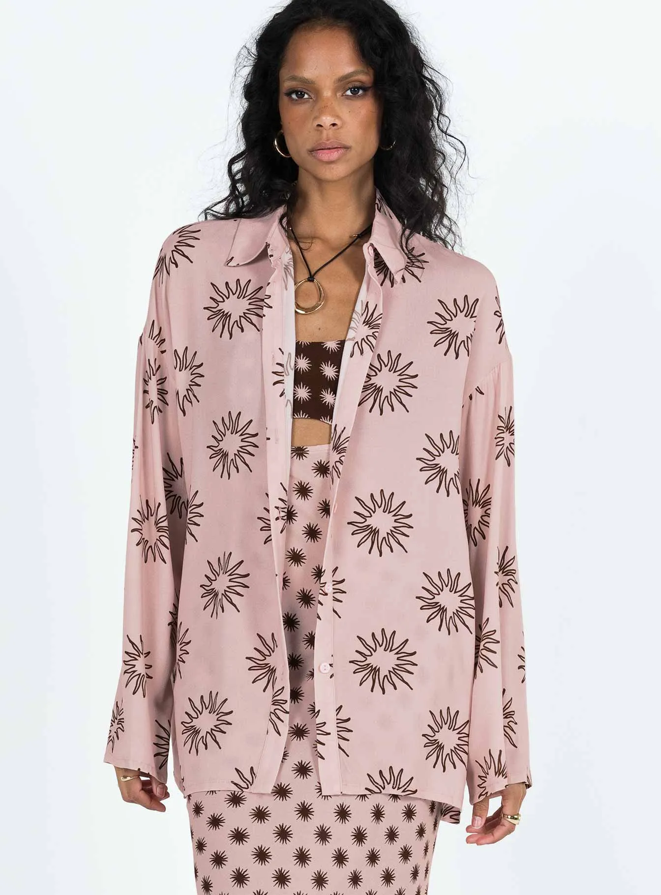 Freda Shirt Pink sold by Princess Polly product image thumbnail 2