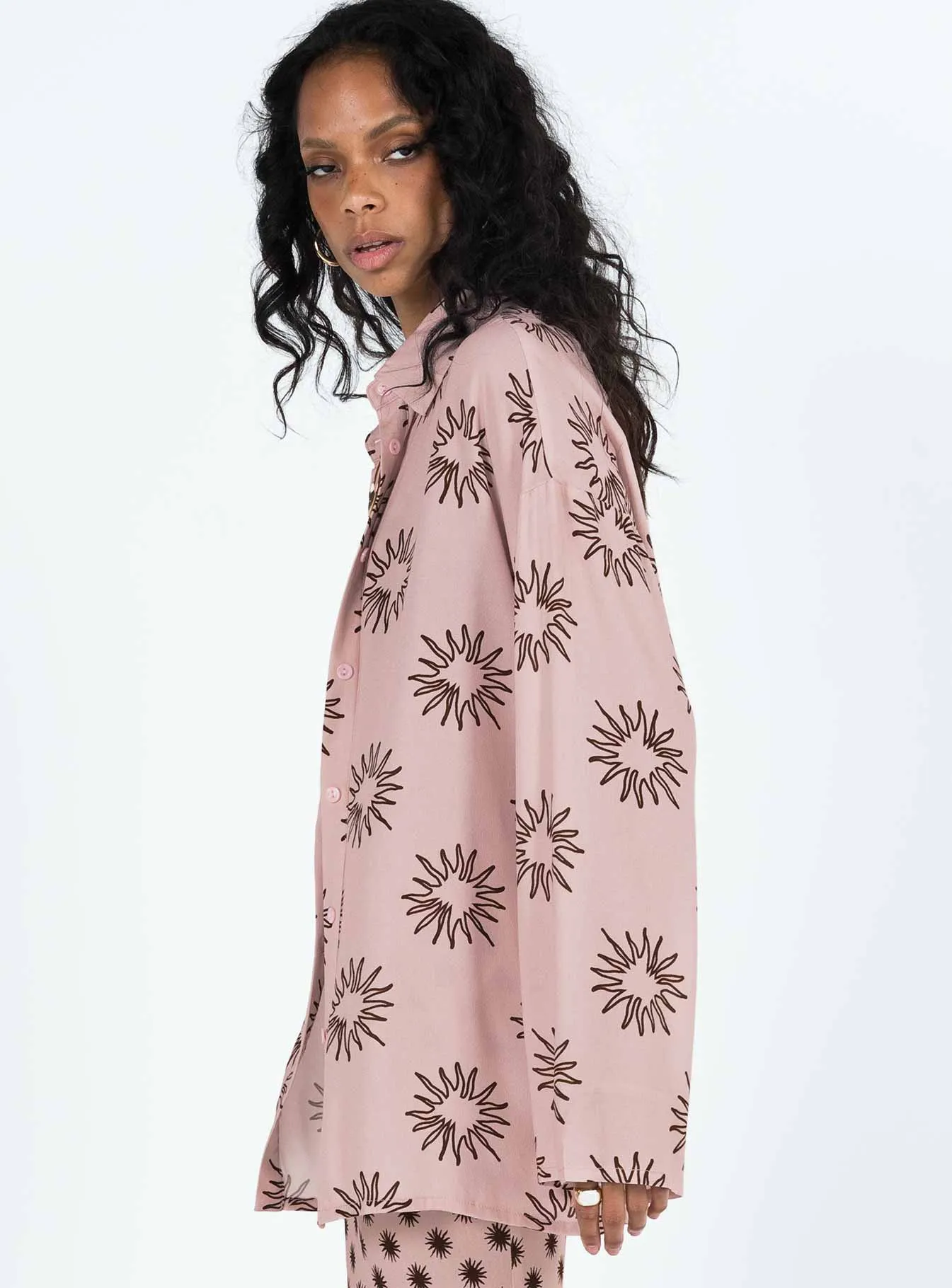 Freda Shirt Pink sold by Princess Polly product image thumbnail 4