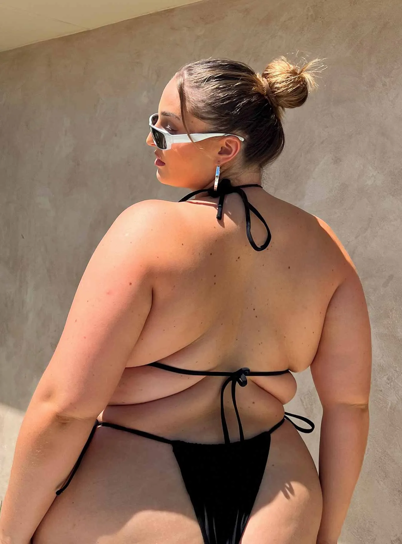Jenner Bikini Top Black Curve sold by Princess Polly product image thumbnail 4