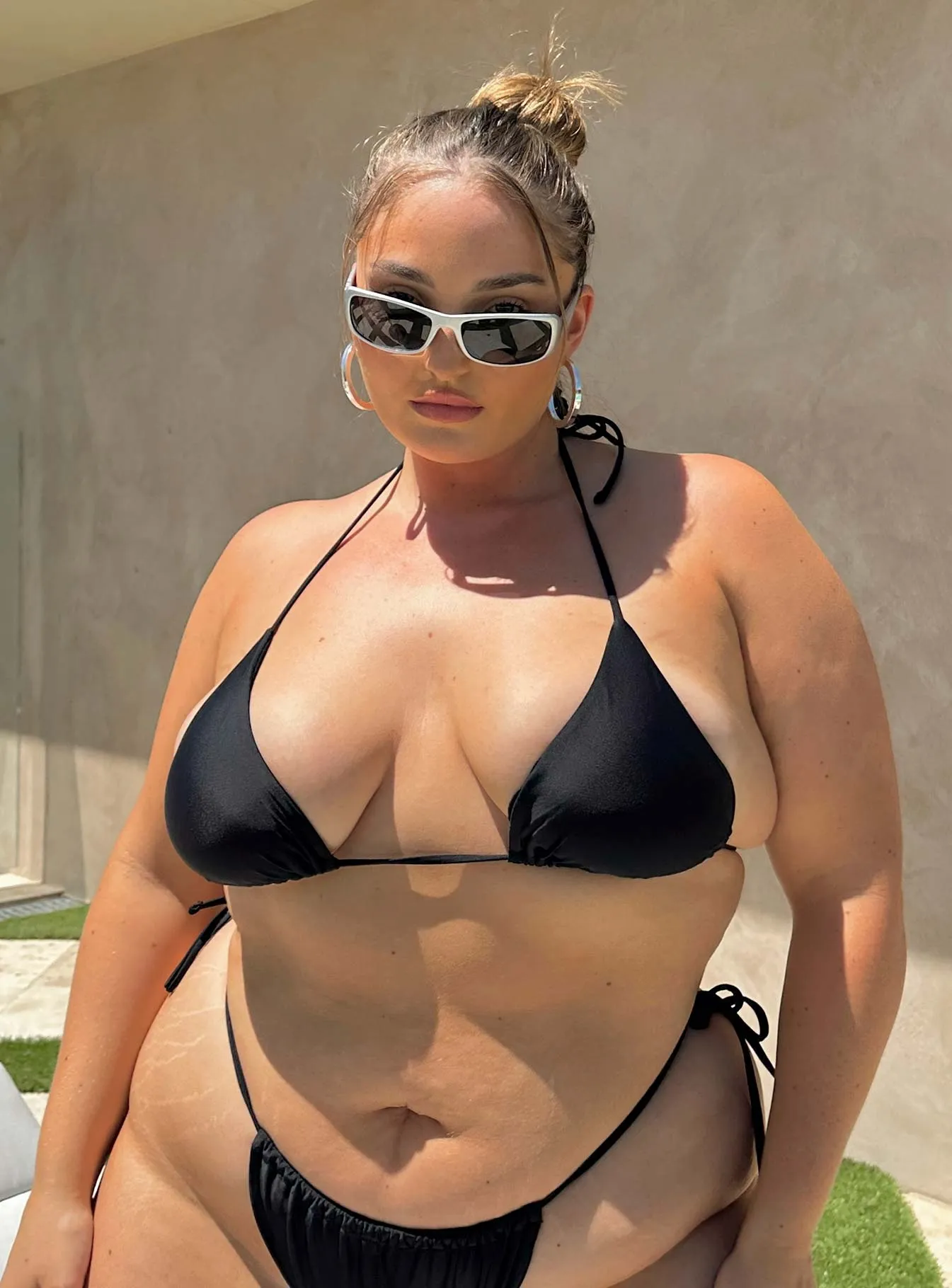 Jenner Bikini Top Black Curve sold by Princess Polly