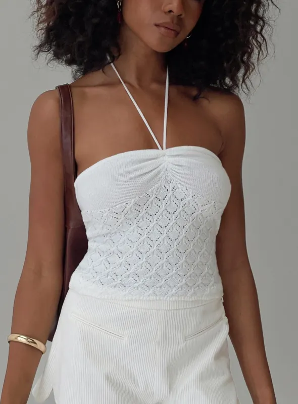 Kaptan Top White sold by Princess Polly
