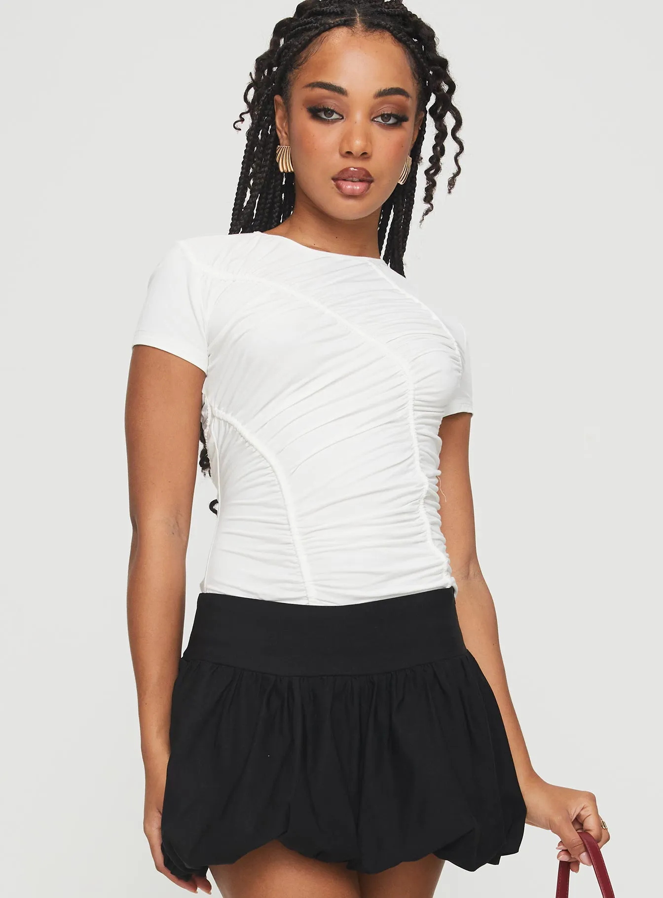 Pettle Top White sold by Princess Polly product image thumbnail 2