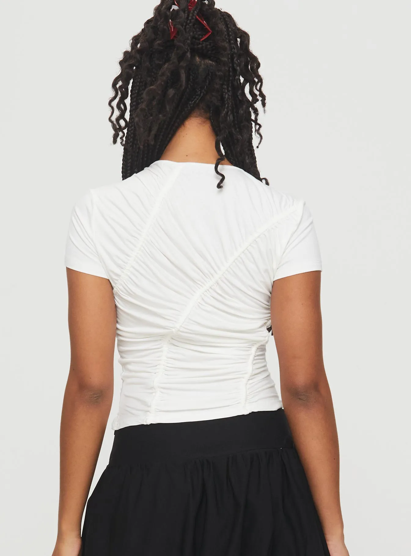 Pettle Top White sold by Princess Polly product image thumbnail 5