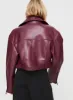 Staten Island Jacket Burgundy sold by Princess Polly