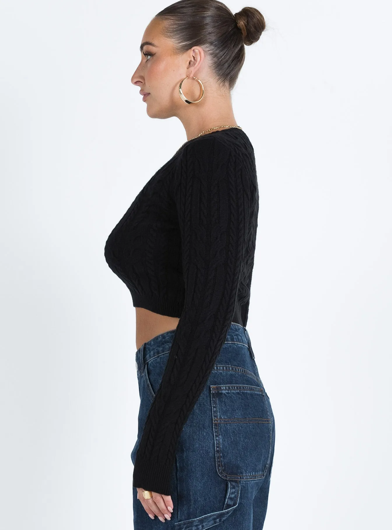 Mccarthy Sweater Black sold by Princess Polly product image thumbnail 5