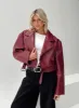 Staten Island Jacket Burgundy sold by Princess Polly