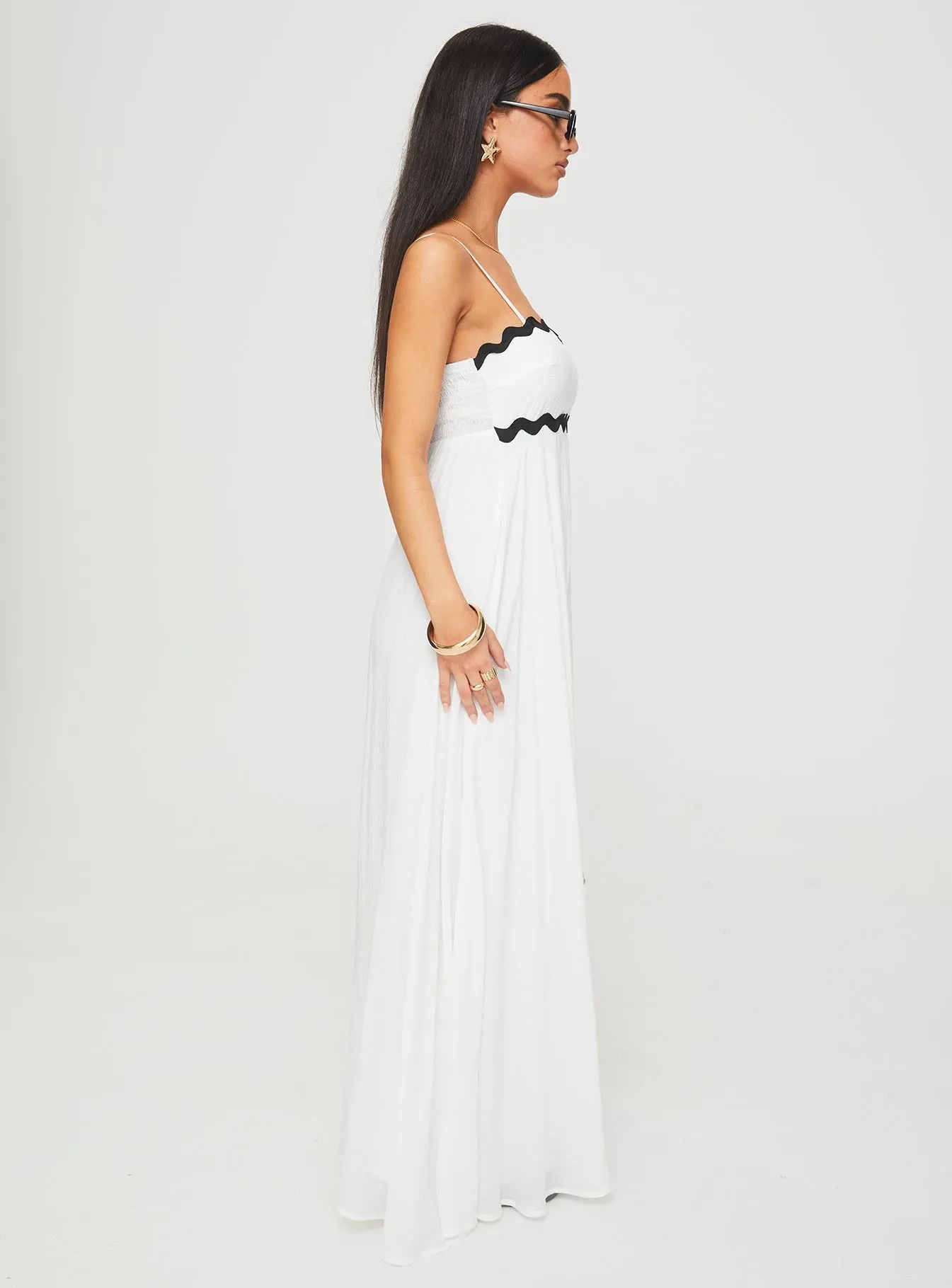 Croxetti Maxi Dress White sold by Princess Polly product image thumbnail 4