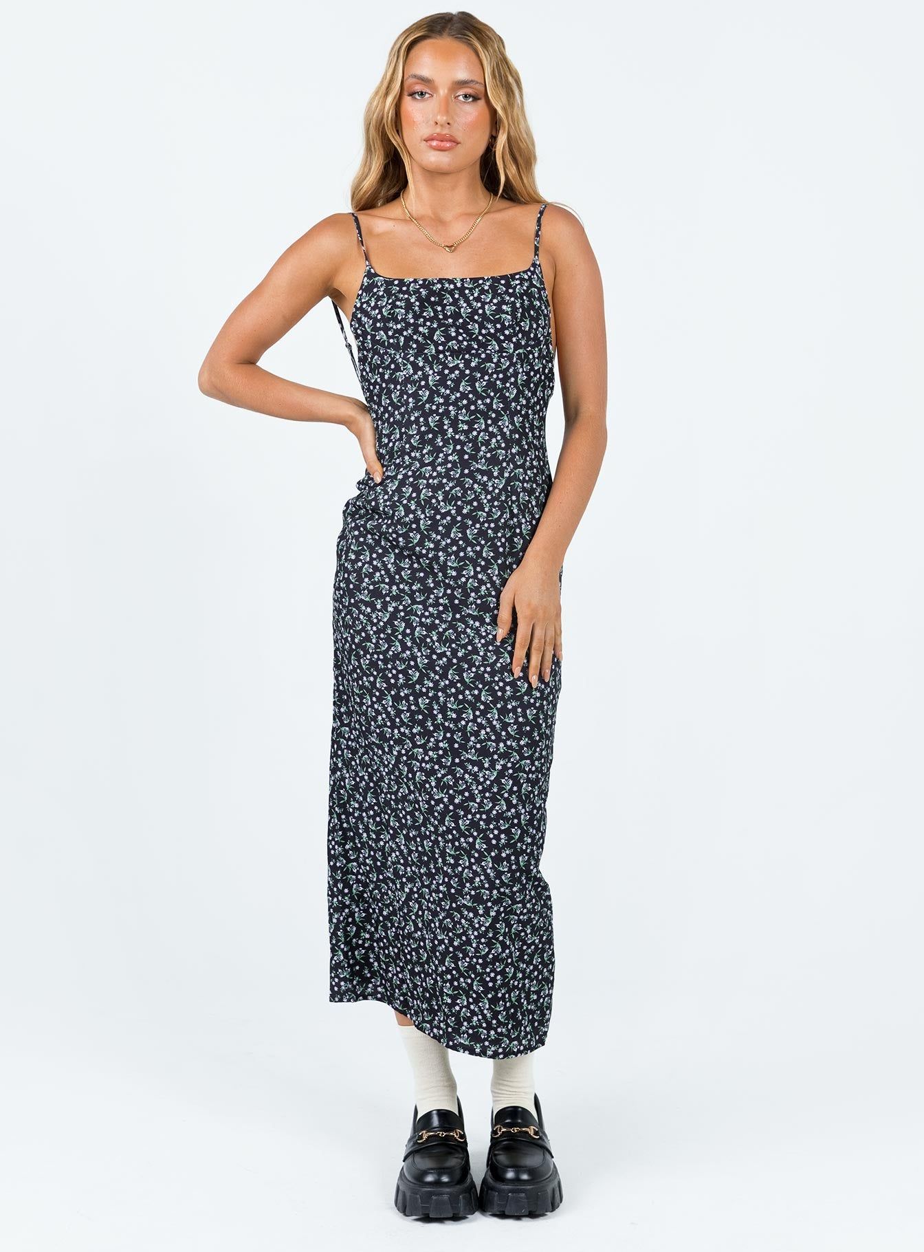 Arkana Maxi Dress Black Floral sold by Princess Polly product image thumbnail 3