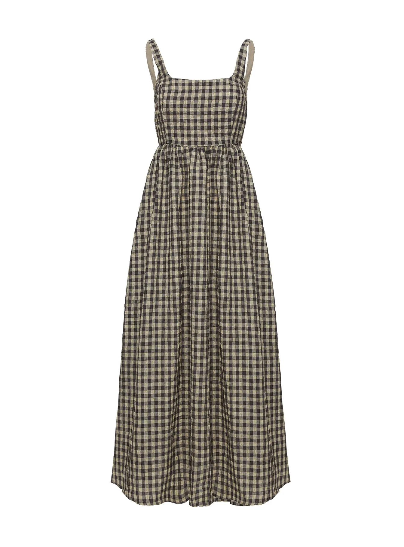 maxi dress with smocked top Florence's Smocked Top Tiered Maxi Dress