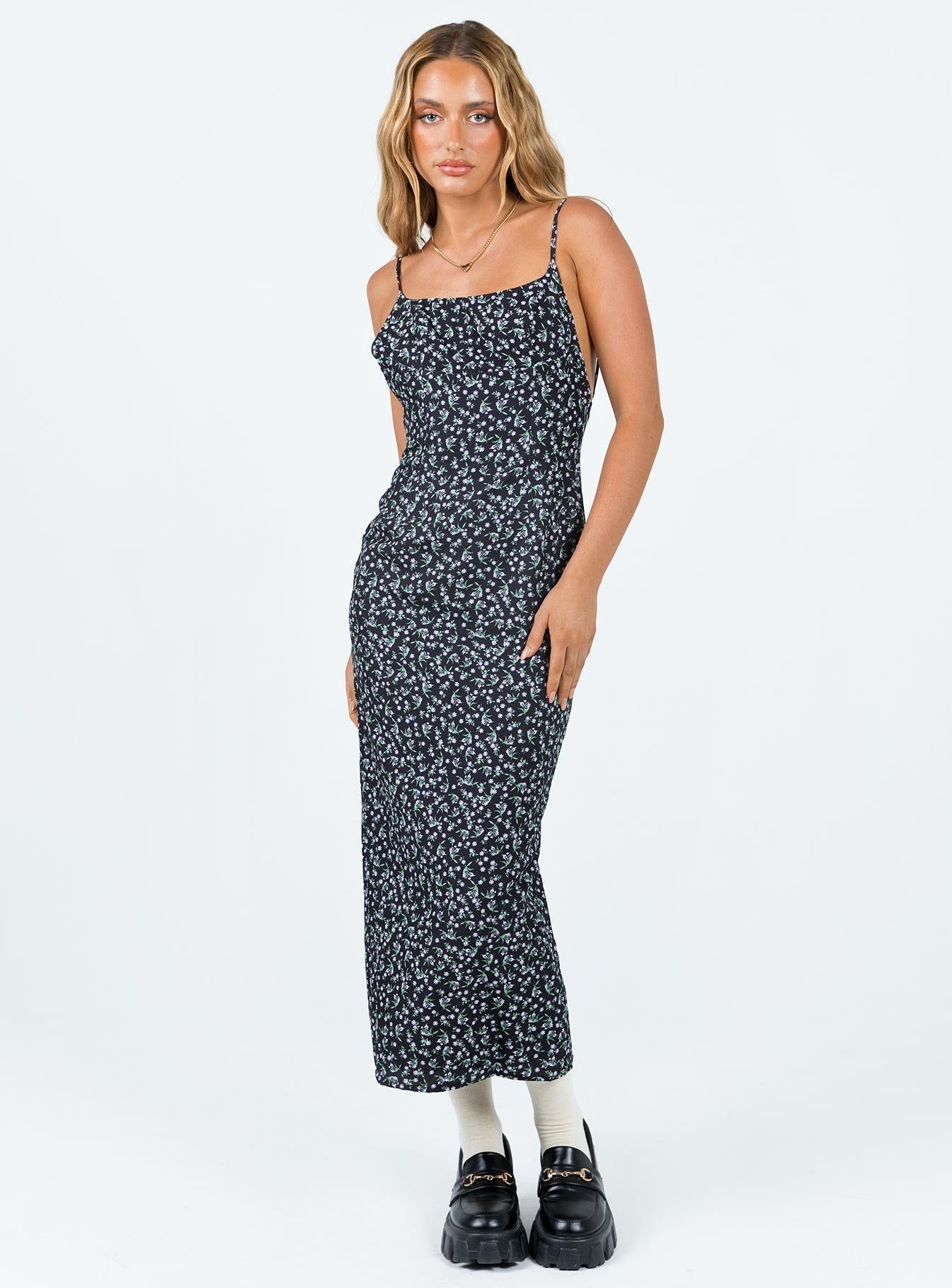 Arkana Maxi Dress Black Floral sold by Princess Polly product image thumbnail 2