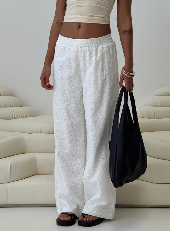 Unfair Pants White sold by Princess Polly