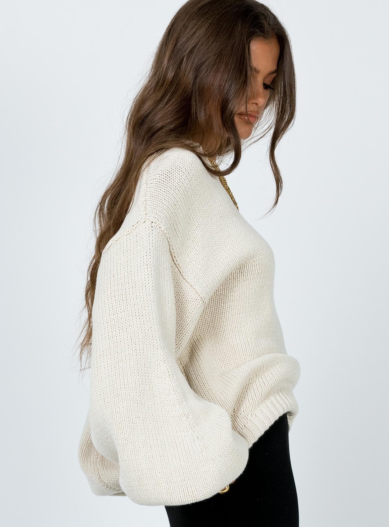 Harmony Sweater Beige sold by Princess Polly product image thumbnail 4