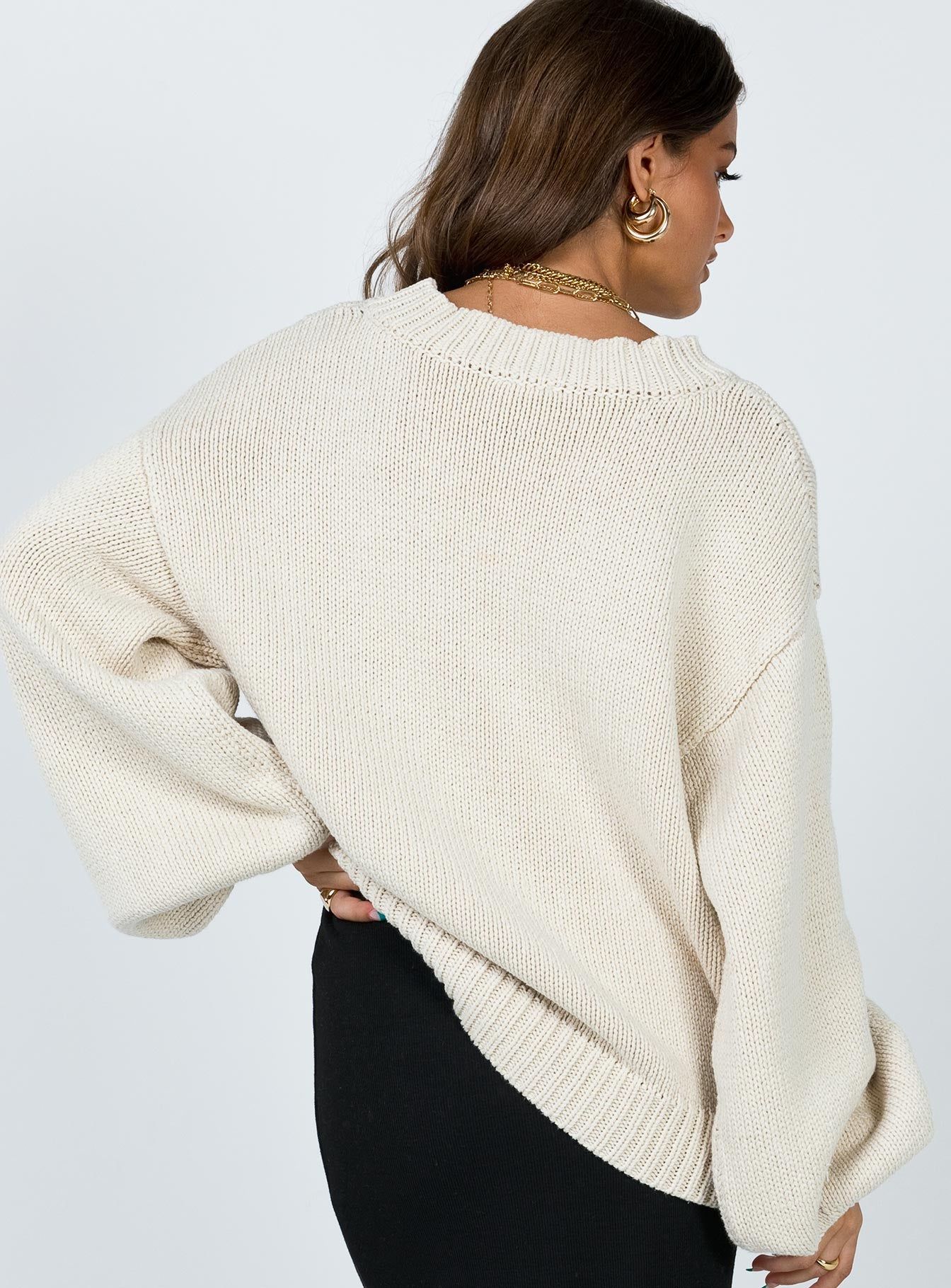 Harmony Sweater Beige sold by Princess Polly product image thumbnail 5