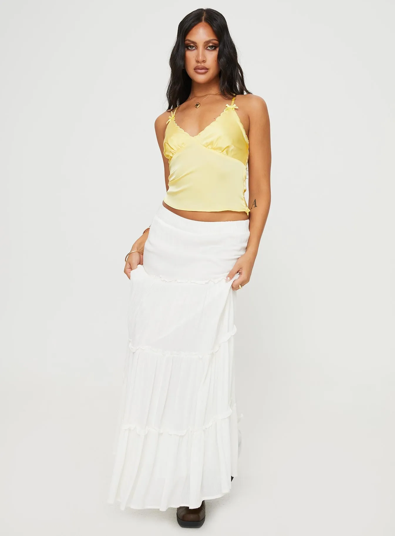 Satina Top Yellow sold by Princess Polly product image thumbnail 3